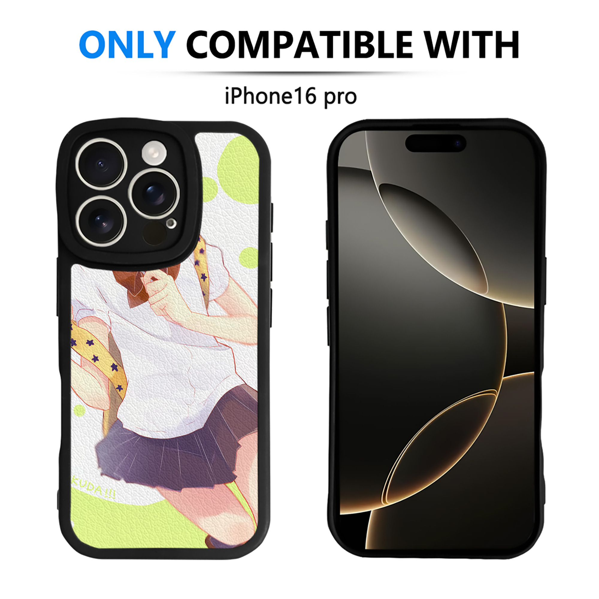 （画像用） ハイキュー!! Haikyu!! 【iPhone 16シリーズ対応】シリコンスマホケース（レザー調） 材質：シリコン